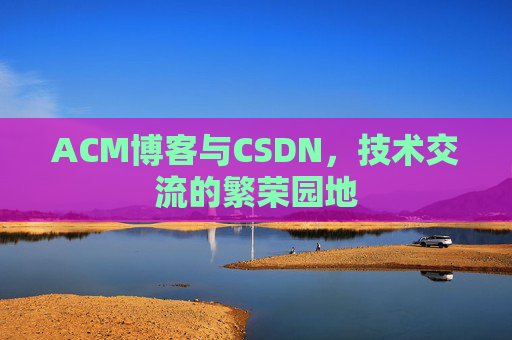 ACM博客与CSDN，技术交流的繁荣园地